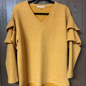 Gibson Latimer Yellow Sweater